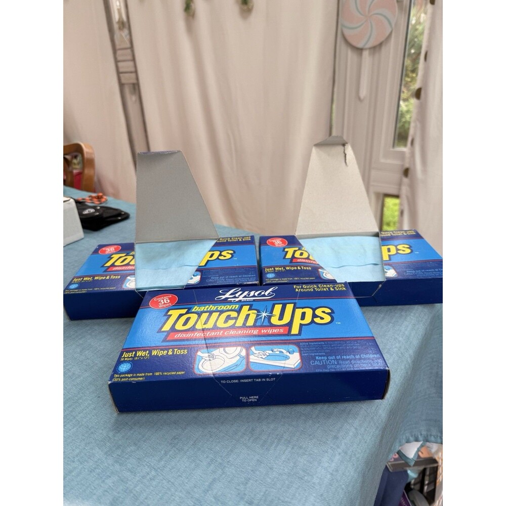 Lysol Bathroom Touch-Ups 36ct In Original Box 1990s Discontinued